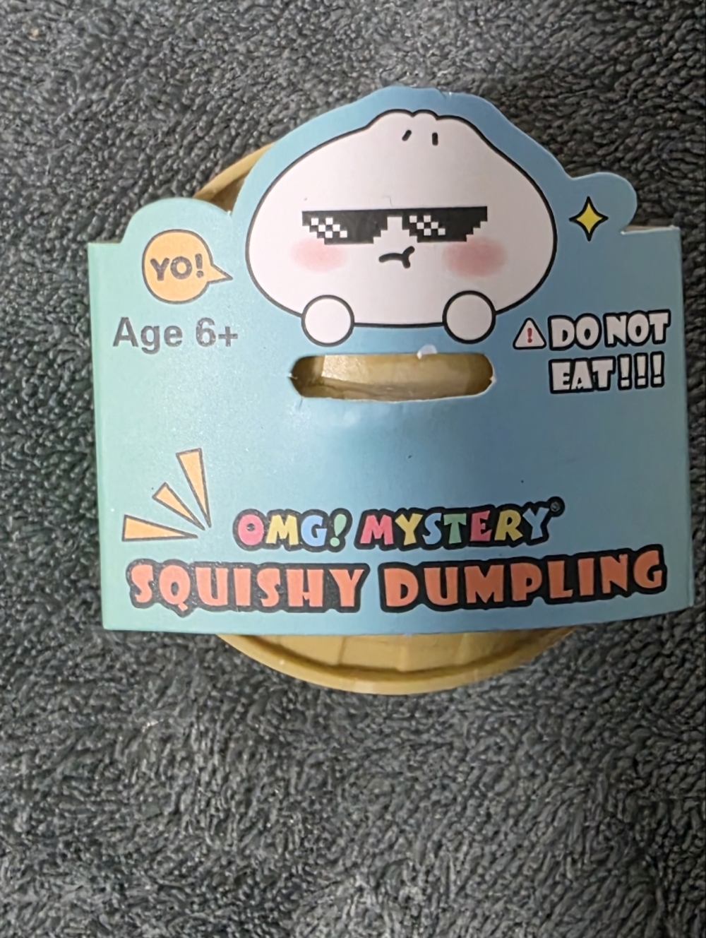 OMG! Mystery Squishy Dumpling Toy - Light Blue Packaging